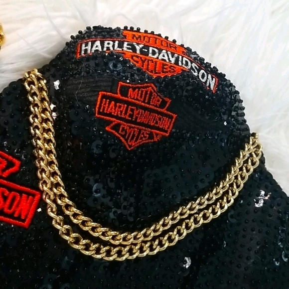 Black sequin chain corset - Picture 10 of 10